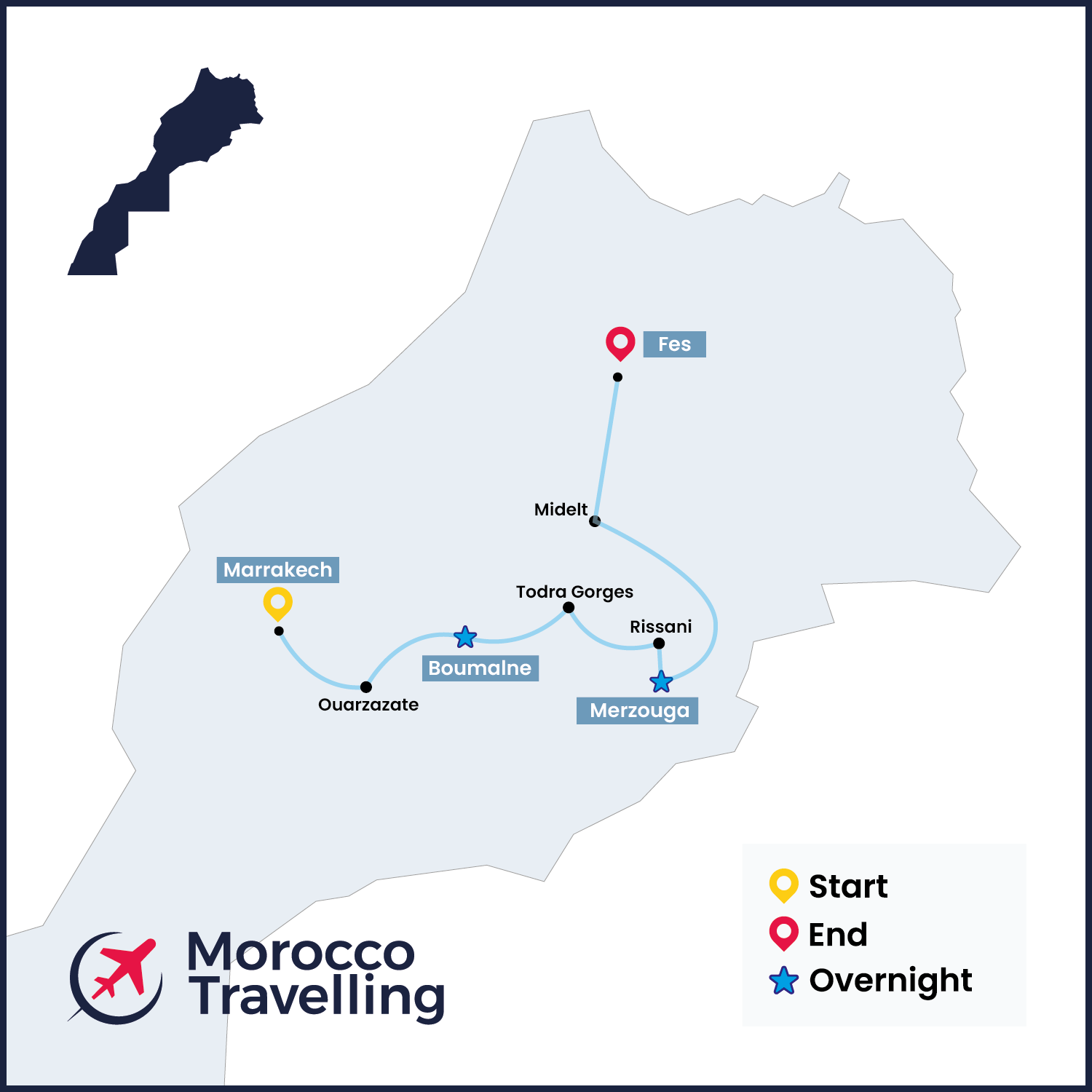 4 Days Tour From Marrakech To Fes