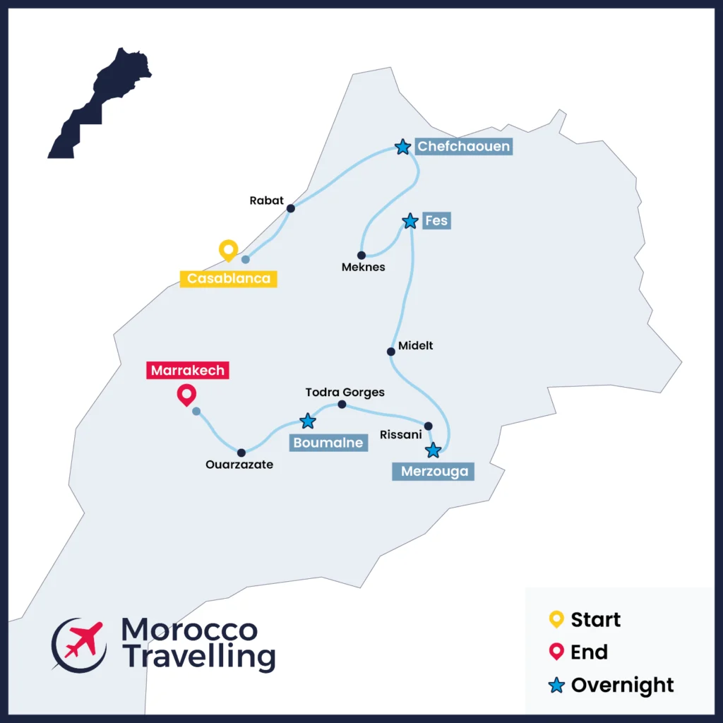7 Days Morocco Travel from Casablanca-01