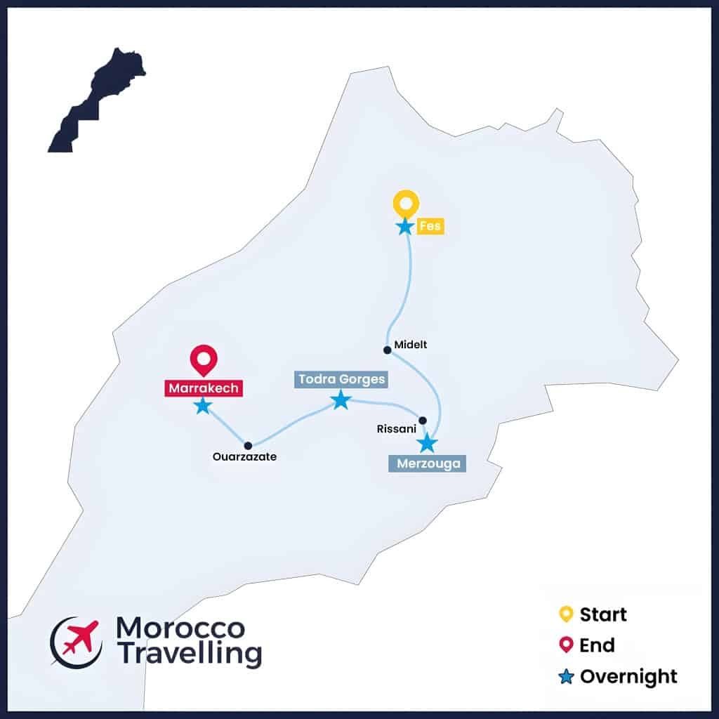 Morocco Travelling 8 Days Morocco Tour From Fes